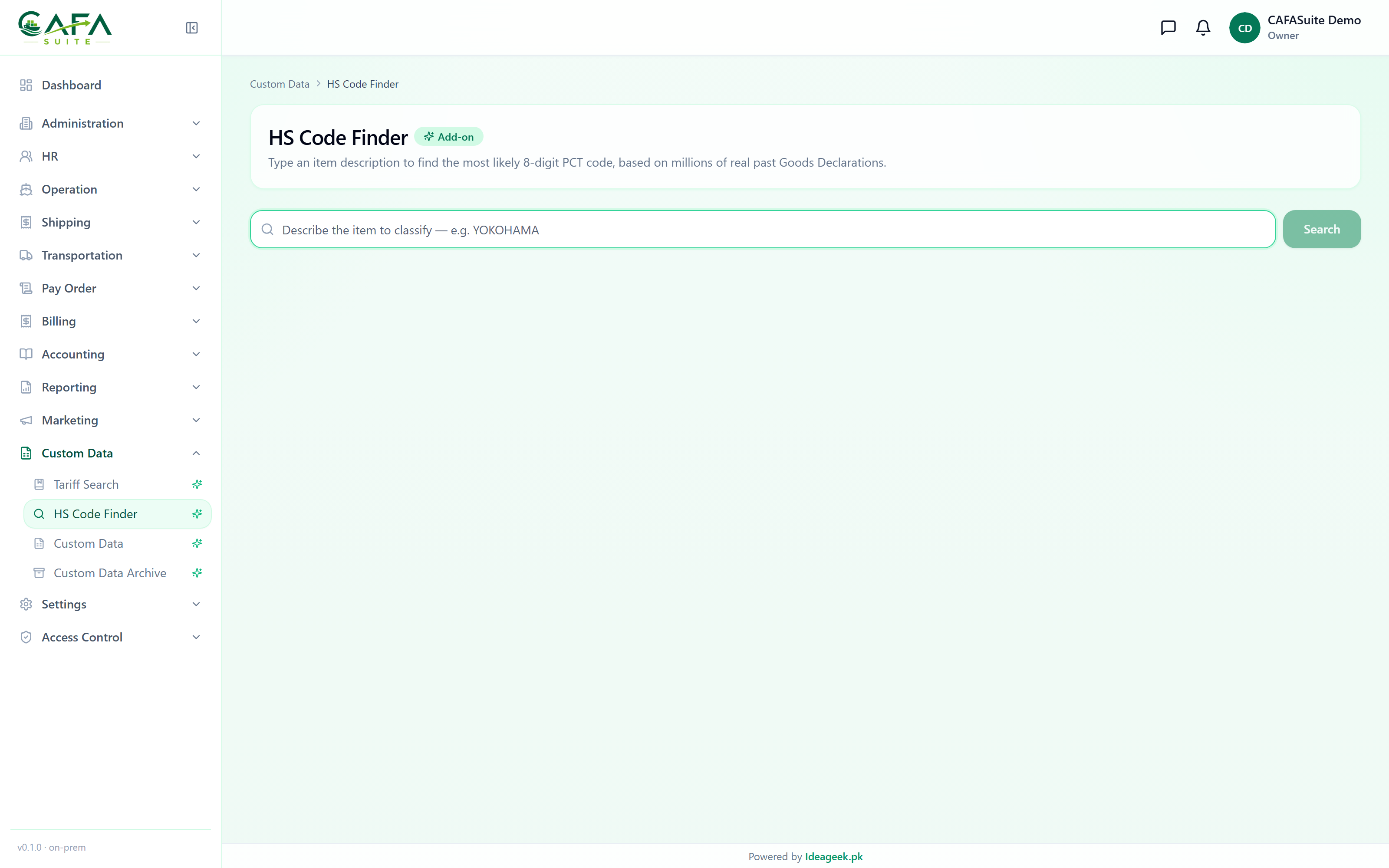 HS Code Finder